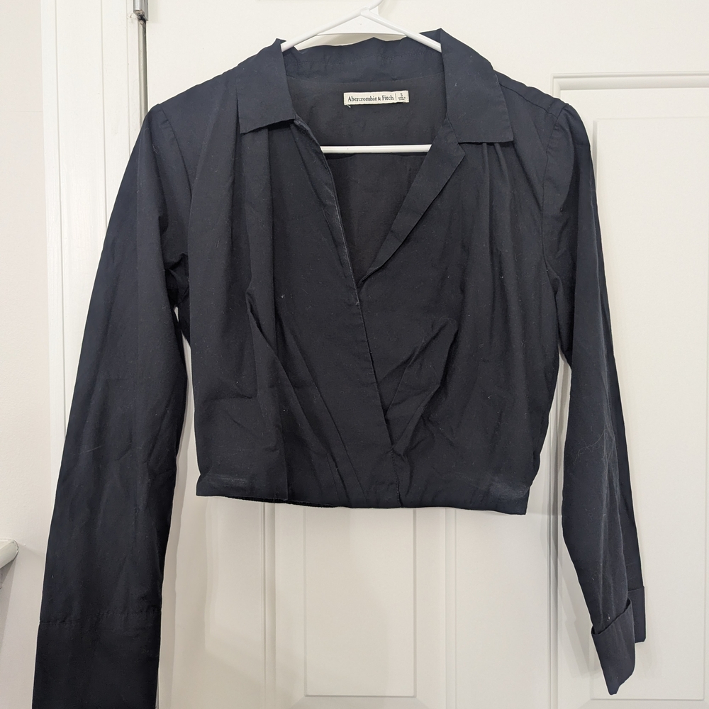 Abercrombie & Fitch Charcoal Long Sleeve Shirt